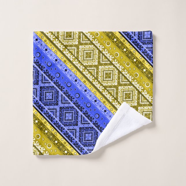 Tribal ethno boho ornementale traditionnelle ornem (Gant de toilette)