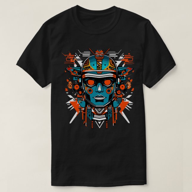 Tribal Face T-Shirt (Design Front)