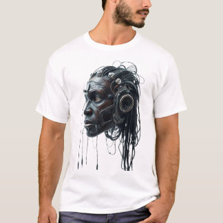 Tribal Face Wires Art Tee
