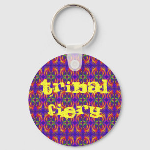 Tribal Fiery Keychain