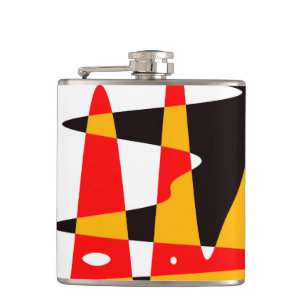 Tribal Flask Modern Native Art Drink Flasks Gifts