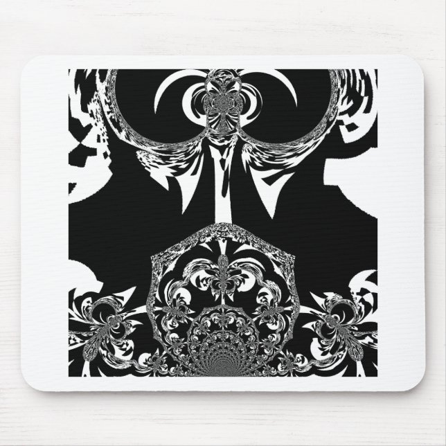 Tribal Flower Mouse Pad (Front)