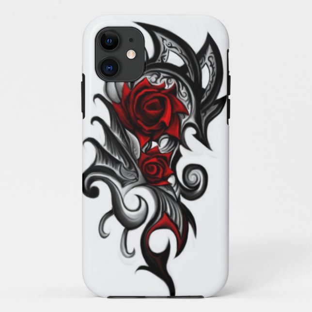 tribal flower phone case (Back)