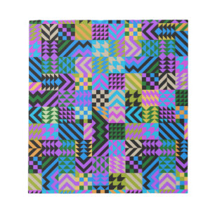 Tribal Folk Art - Blue Notepad