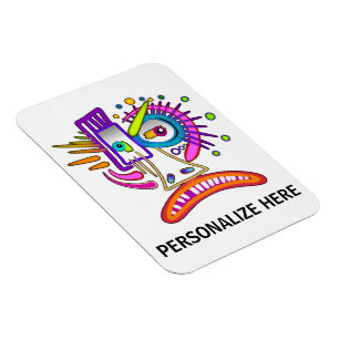 TRIBAL FROWNIE EMOJI MEEMOGIE MAGNET