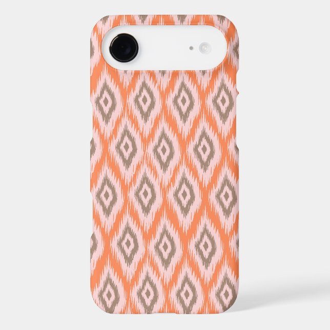 Tribal geometric Aztec chevron pattern ikat tri Case-Mate iPhone Case (Back)