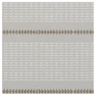 Tribal geometric geometric design grey white clay fabric