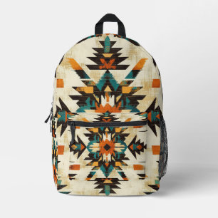 Tribal Geometric Pattern Backpack