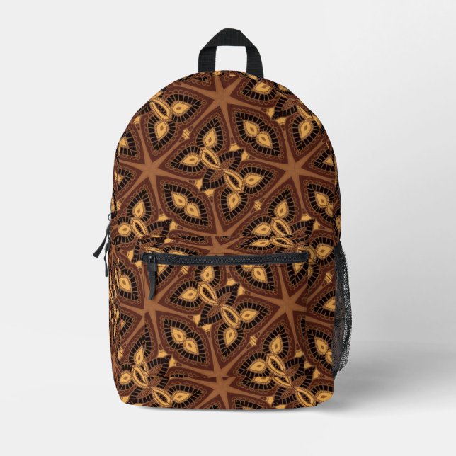 Tribal Geometric Print Back Pack (Front)