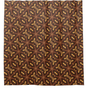 Tribal Geometric shower curtain