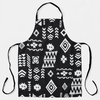 Tribal geometric: stylish seamless background. apron