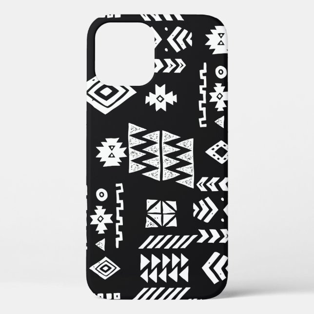 Tribal geometric: stylish seamless background. Case-Mate iPhone case (Back)