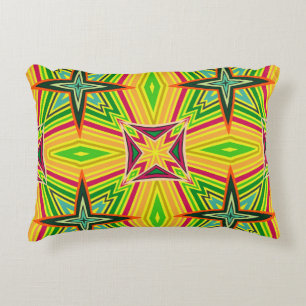 Tribal geometric vintage pattern. Seamless ethnic Accent Pillow