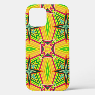 Tribal geometric vintage pattern. Seamless ethnic iPhone 12 Case
