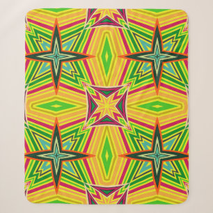 Tribal geometric vintage pattern. Seamless ethnic Sherpa Blanket