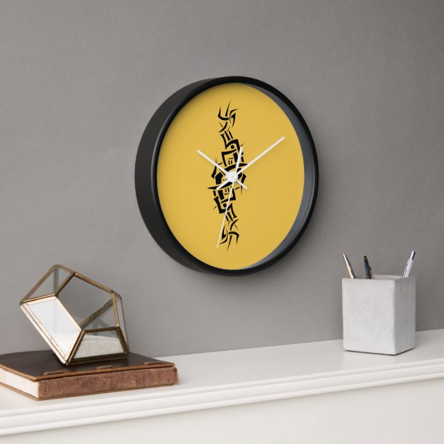  Tribal Glow Wall Clock (Office)