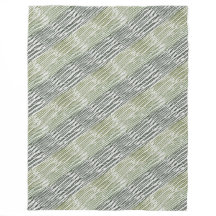 Tribal Green Stripes Abstract Pattern
