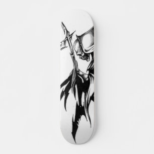 tribal-grim-reaper skateboard