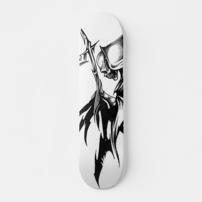 tribal-grim-reaper skateboard (Front)