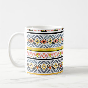 Tribal Grunge: Ethno Folk Retro. Coffee Mug