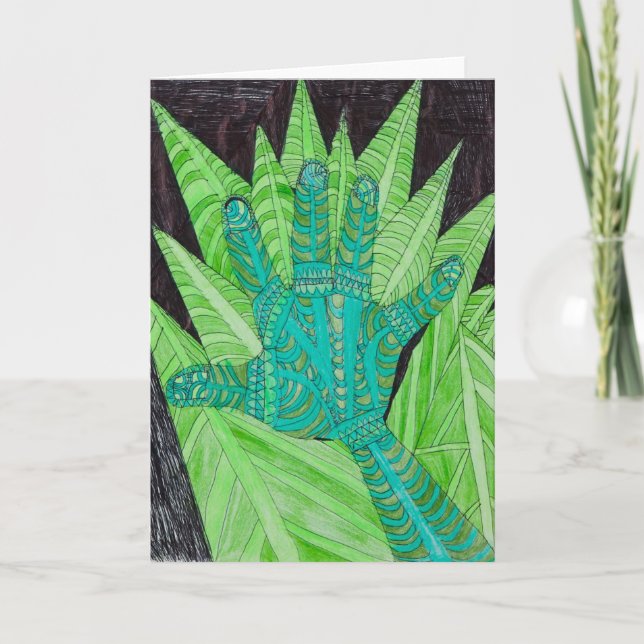 Tribal Hands Card (Front)