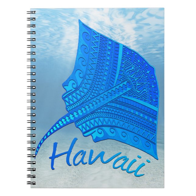 Tribal Hawaiian Stingray Notebook (Front)