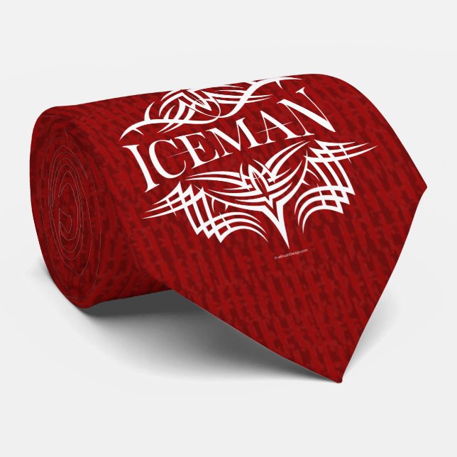 Tribal Hockey Iceman Necktie (Rolled)