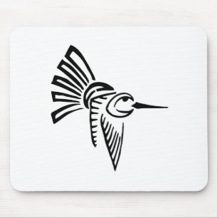 Tribal Hummingbird Mouse Pad
