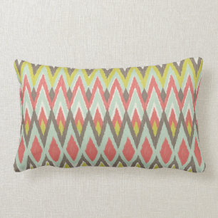Tribal Ikat Lumbar Pillow