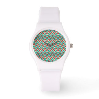 Tribal iKat ZigZag Chevron pattern Watch