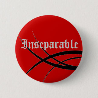 tribal, Inseparable 2 Inch Round Button