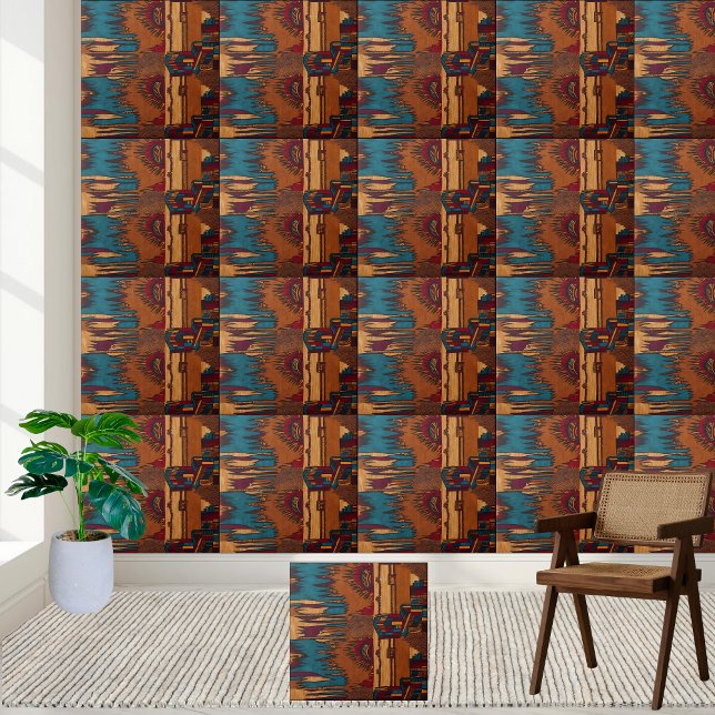 Tribal Inspired African Tile for Global Interiors (Tribal Inspired African Tile for Global Interiors)