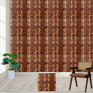 Tribal Inspired Art Tile
