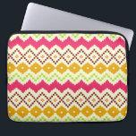 Tribal Inspired Electronics Bag<br><div class="desc">An electronics bag featuring a tribal inspired design in boho inspired shades of pink, green, burgundy, orange, and yellow.</div>