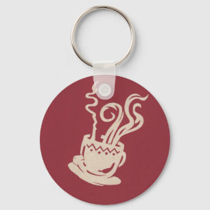 Tribal Java Keychain