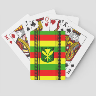 Tribal Kanaka Maoli Flag Playing Cards