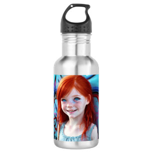 Tribal Kids Pretty Little Redhead Girl 532 Ml Water Bottle