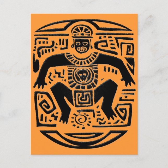 tribal king postcard (Front)
