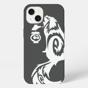 Tribal Kitsune Fox with Spirit Lantern iPhone 13 Case