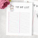 Tribal Kitty Cat To Do List Notepad<br><div class="desc">A PURR-fect gift!

This cute tribal kitty cat design will win the hearts of all cat mamas.

Great for:

Teacher Appreciation
Christmas 
Back to School
College Students

What else can you come up with?</div>