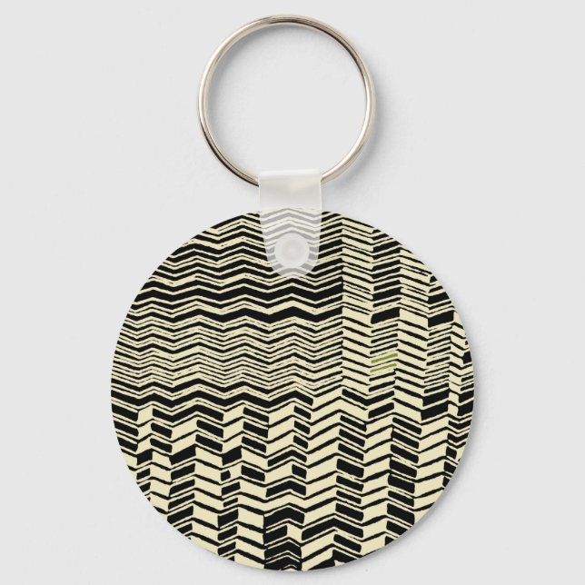 Tribal Kuba Designs Keychain (Front)