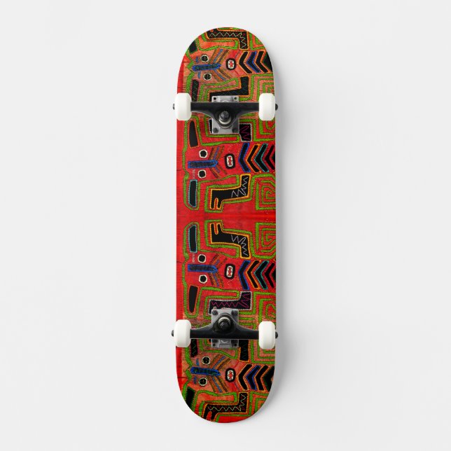 Tribal Kuna Spiritueux Skateboard (Recto)