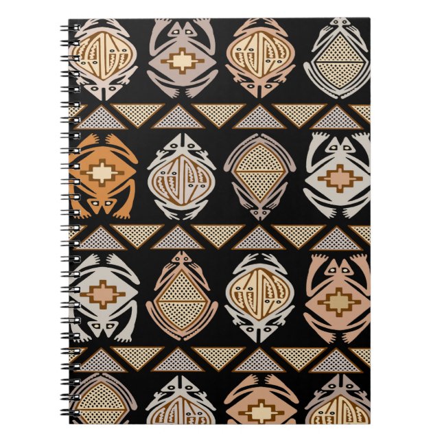 Tribal Leap Frogs Notebook (Front)