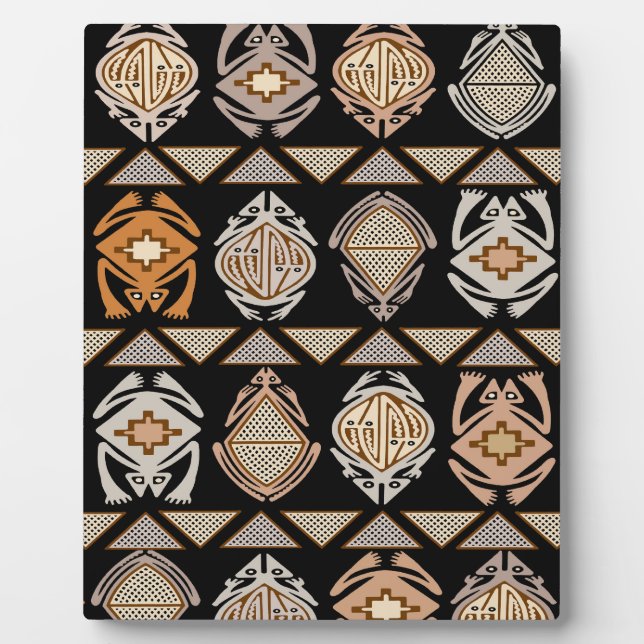 Tribal Leap Frogs Plaque (Front)
