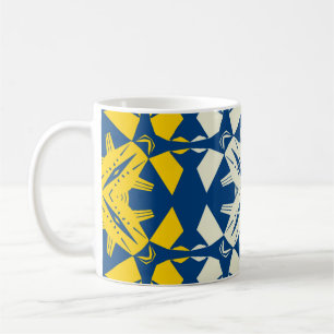 Tribal like asian feel seamless pattern, abstract  coffee mug