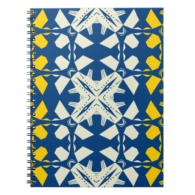 Tribal like asian feel seamless pattern, abstract  notebook (Front)