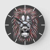 Tribal Lion Face