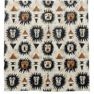Tribal Lion Safari Pattern