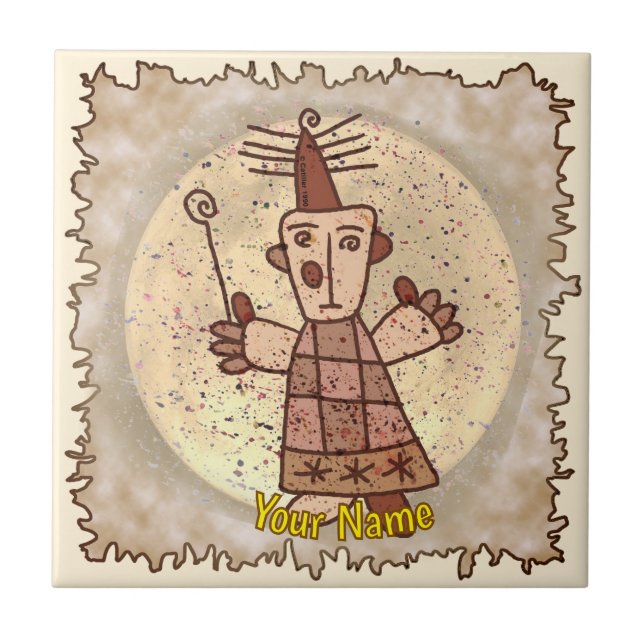 Tribal Magician Tile (Front)