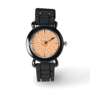 Tribal Mandala Orange Watch